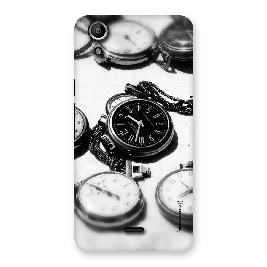 Clock Collection Back Case for Micromax Canvas Selfie Lens Q345
