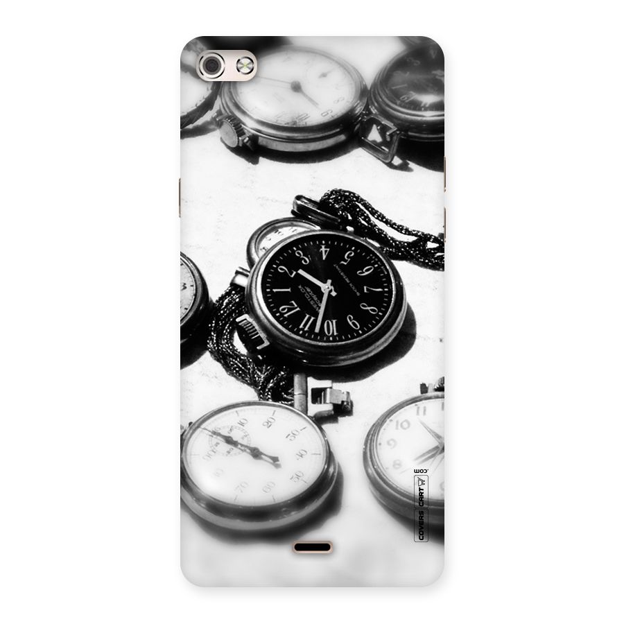 Clock Collection Back Case for Micromax Canvas Silver 5