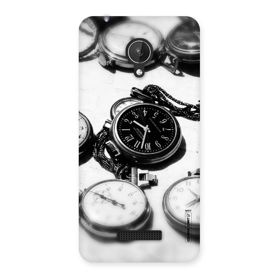 Clock Collection Back Case for Micromax Canvas Spark Q380