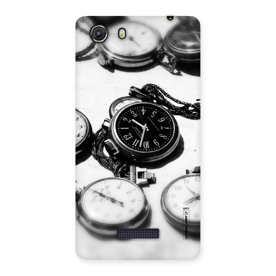 Clock Collection Back Case for Micromax Unite 3