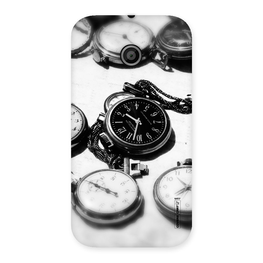 Clock Collection Back Case for Moto E
