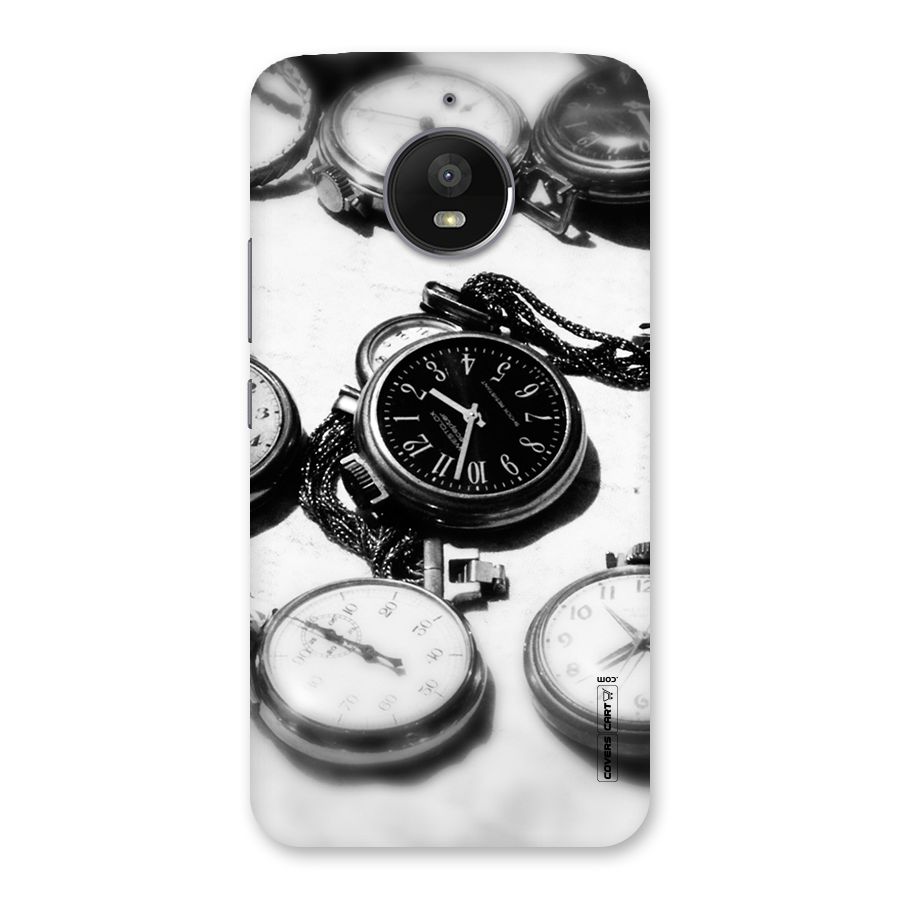 Clock Collection Back Case for Moto E4 Plus