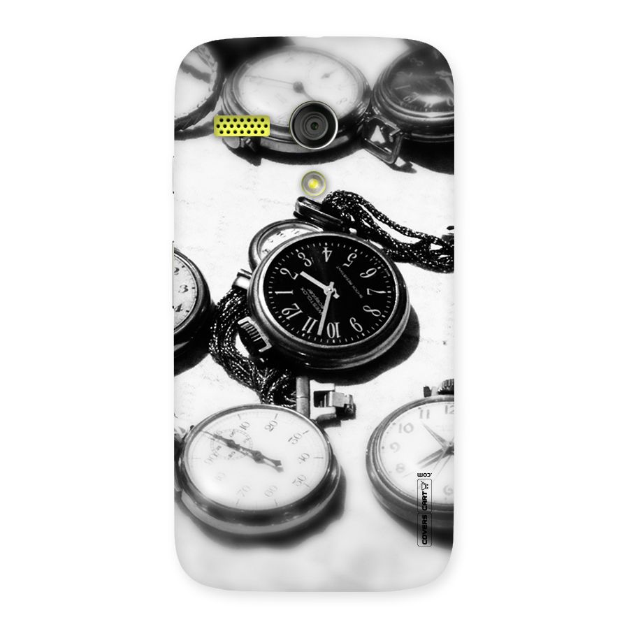 Clock Collection Back Case for Moto G