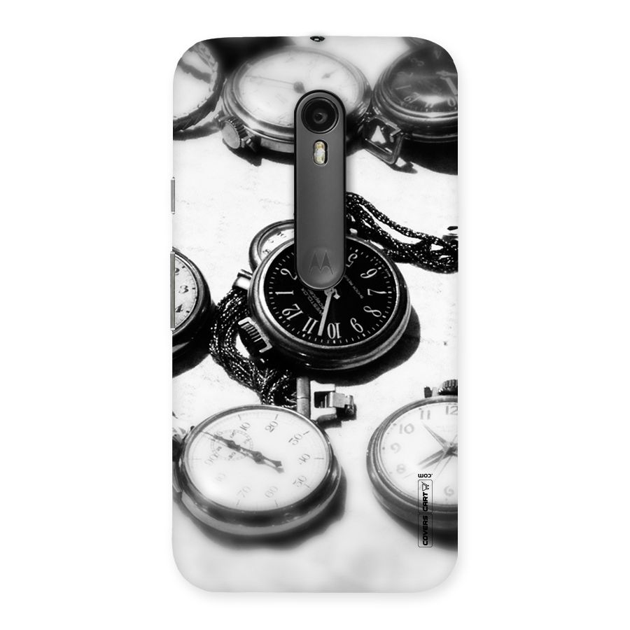Clock Collection Back Case for Moto G3