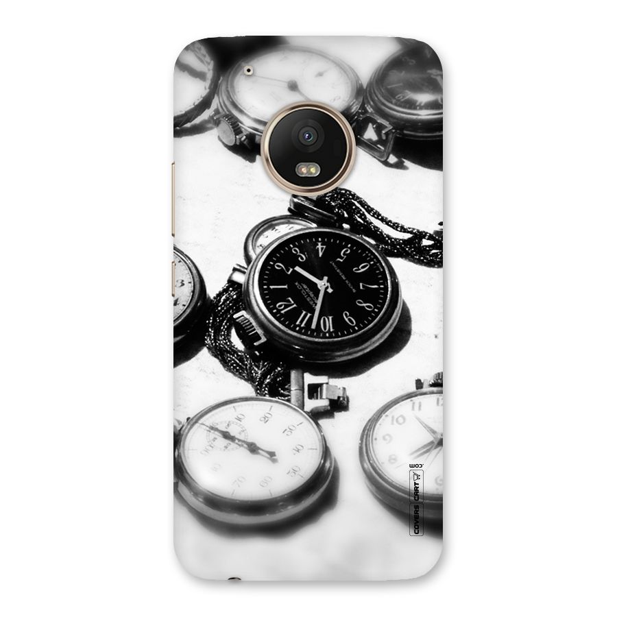 Clock Collection Back Case for Moto G5 Plus