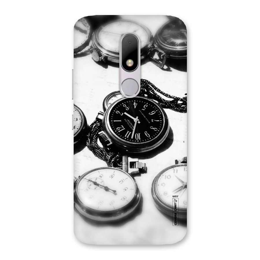 Clock Collection Back Case for Moto M