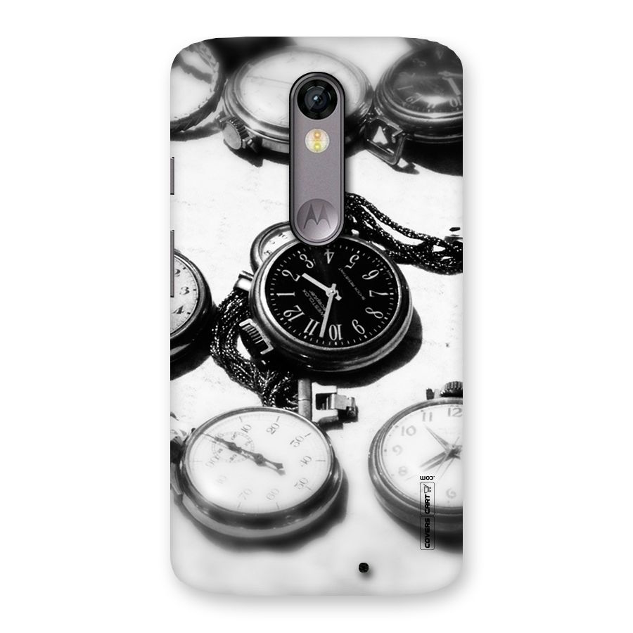 Clock Collection Back Case for Moto X Force