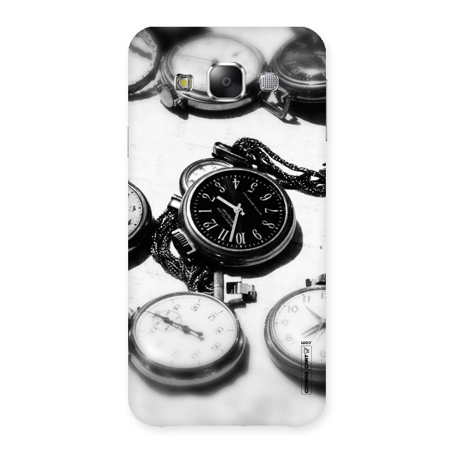 Clock Collection Back Case for Samsung Galaxy E5