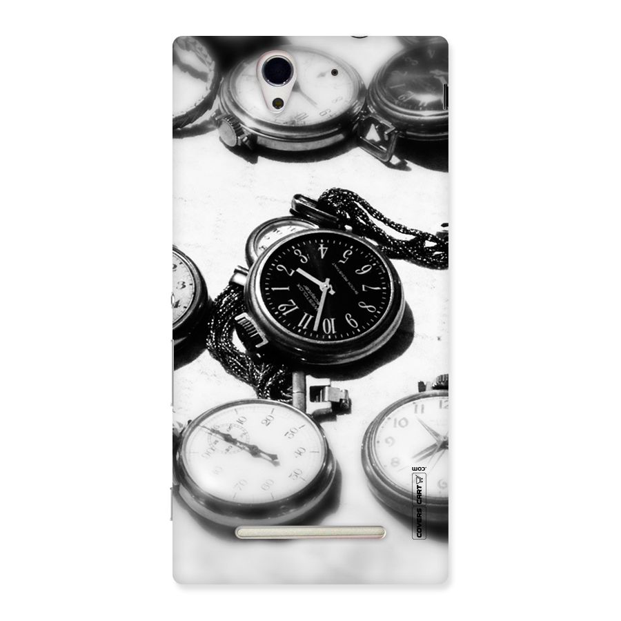 Clock Collection Back Case for Sony Xperia C3
