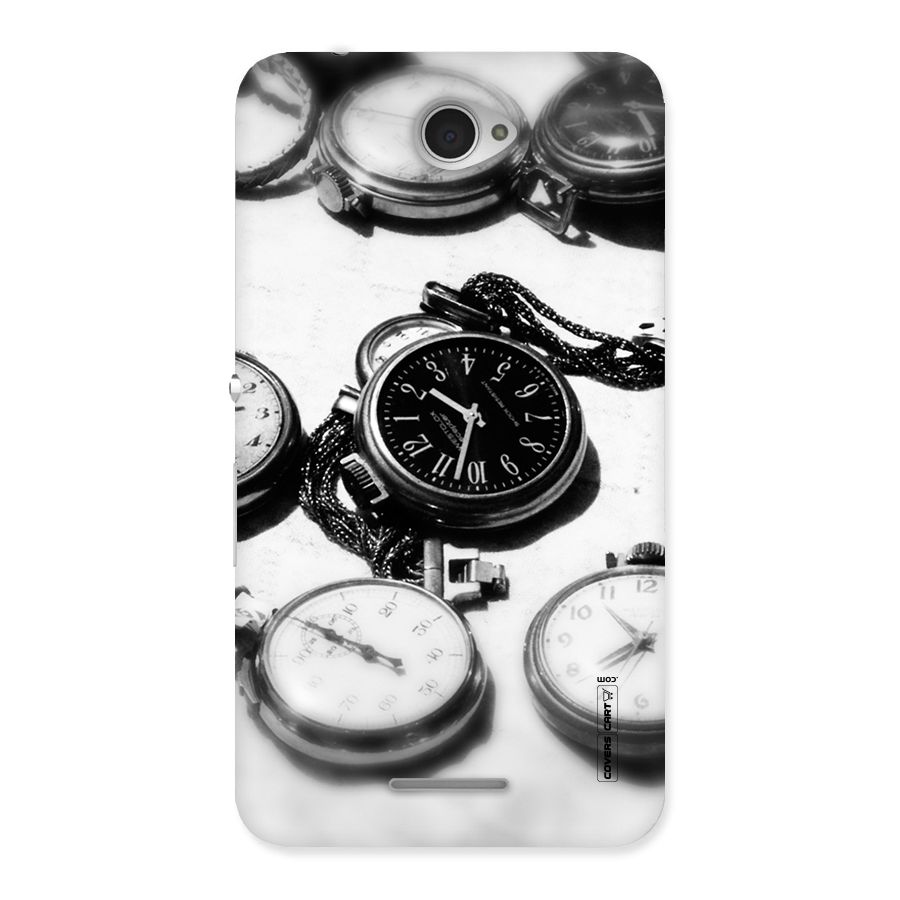 Clock Collection Back Case for Sony Xperia E4