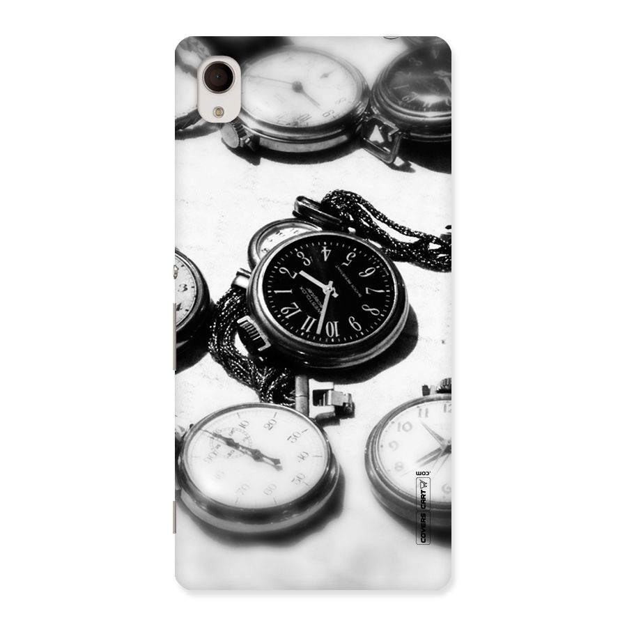 Clock Collection Back Case for Sony Xperia M4