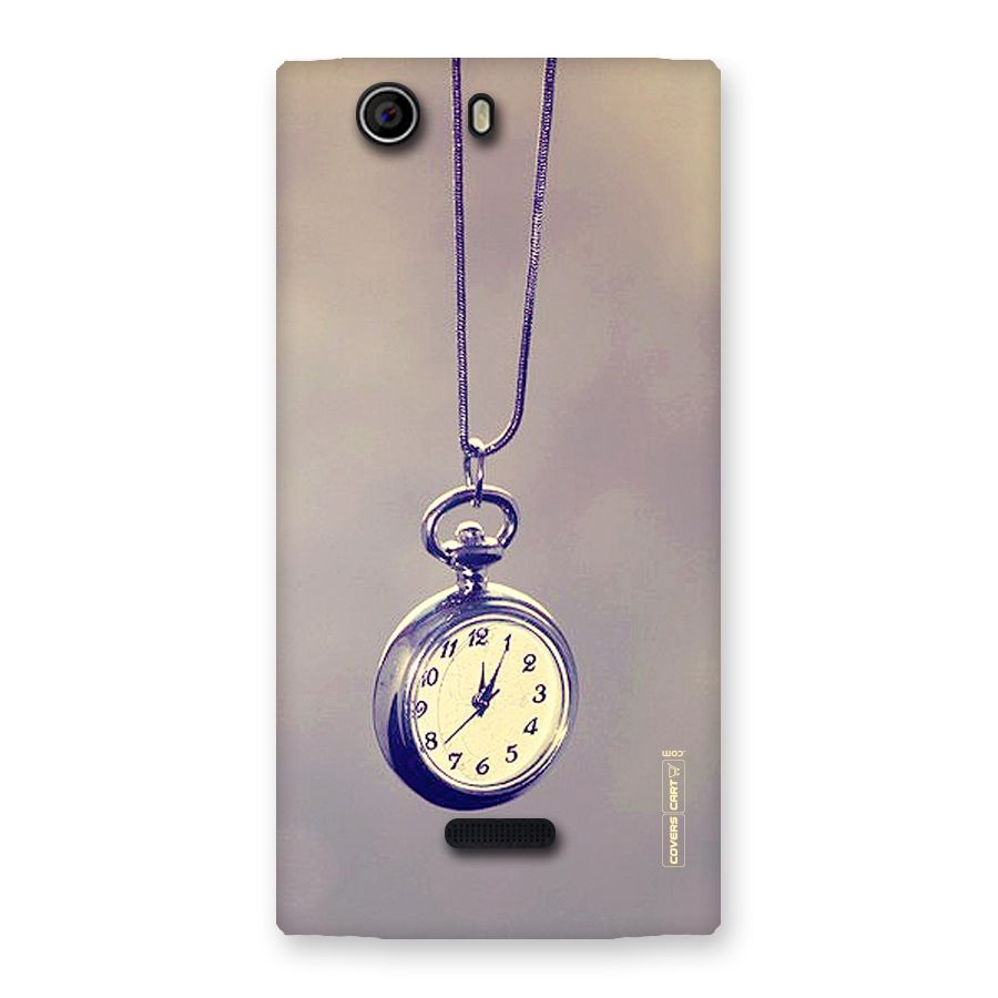 Clock Locket Back Case for Canvas Nitro 2 E311