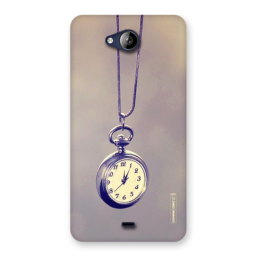 Clock Locket Back Case for Canvas Play Q355