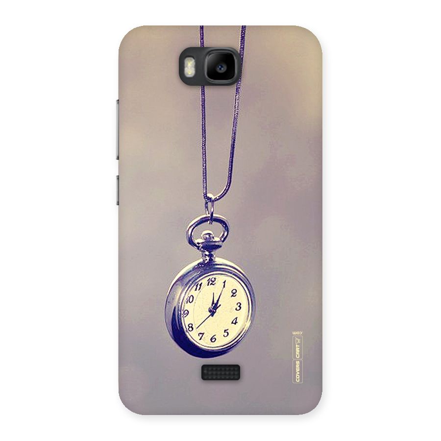 Clock Locket Back Case for Honor Bee