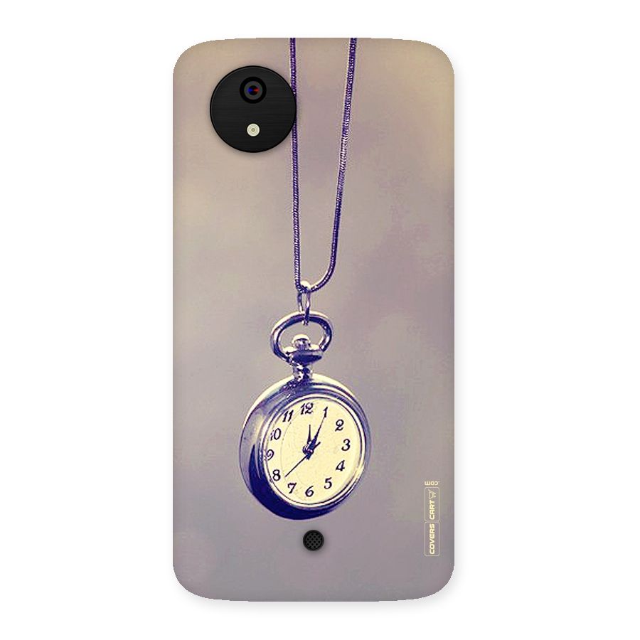 Clock Locket Back Case for Micromax Canvas A1