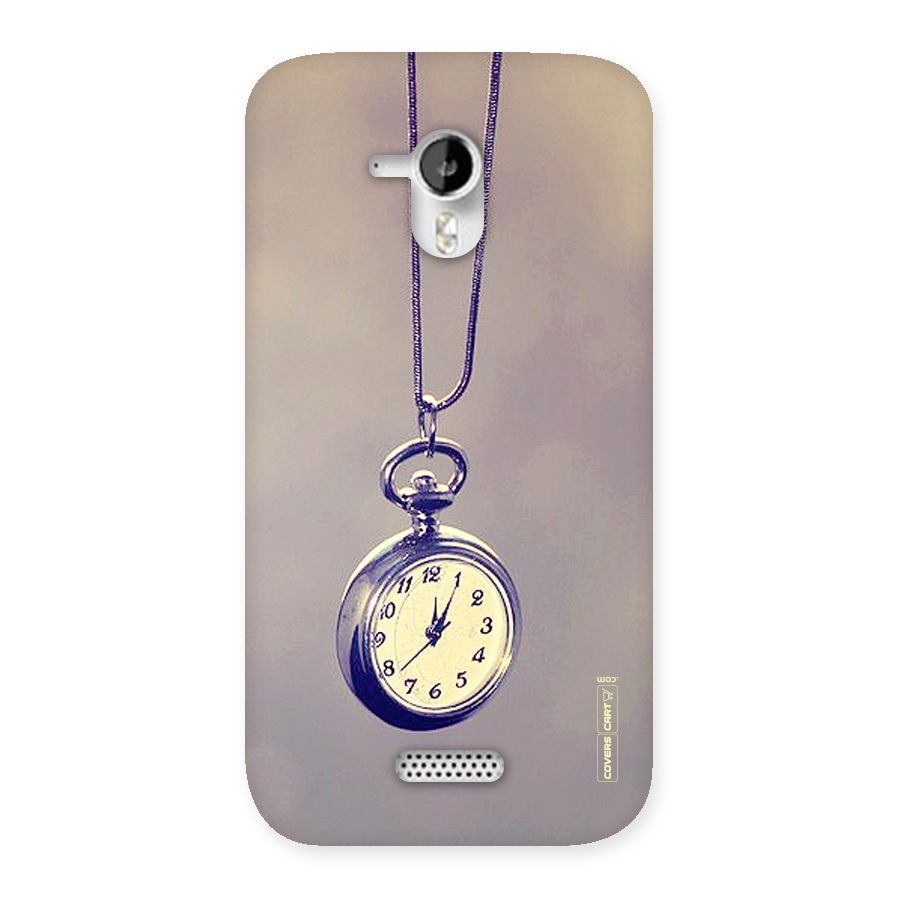 Clock Locket Back Case for Micromax Canvas HD A116