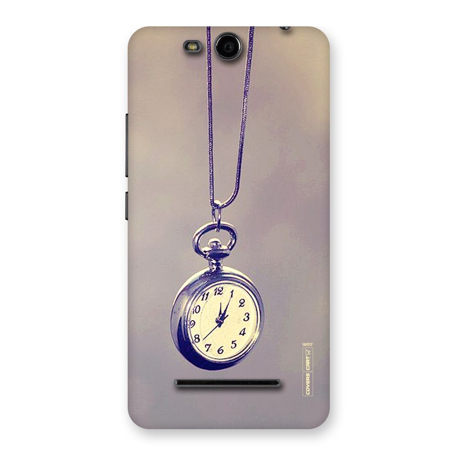 Clock Locket Back Case for Micromax Canvas Juice 3 Q392