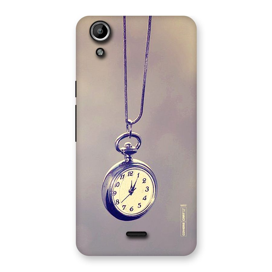 Clock Locket Back Case for Micromax Canvas Selfie Lens Q345