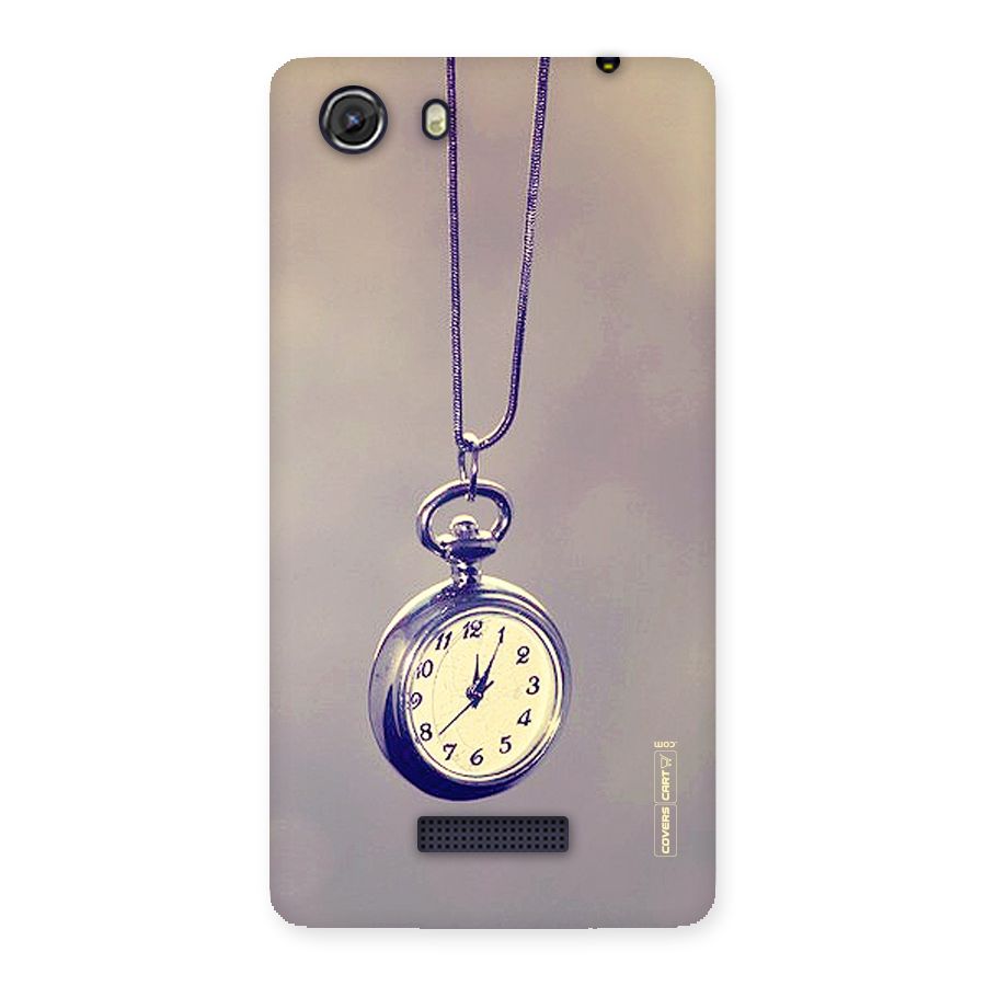 Clock Locket Back Case for Micromax Unite 3