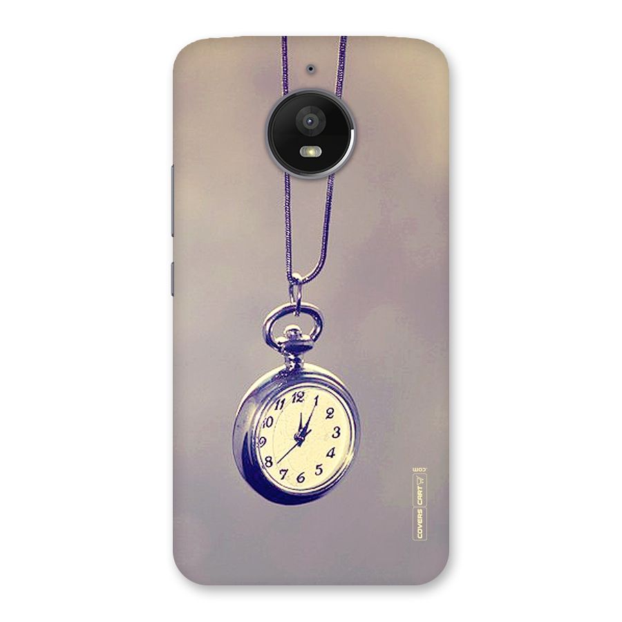 Clock Locket Back Case for Moto E4 Plus