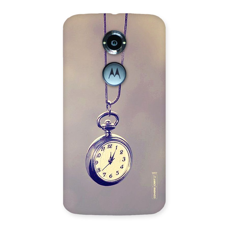 Clock Locket Back Case for Moto X 2nd Gen