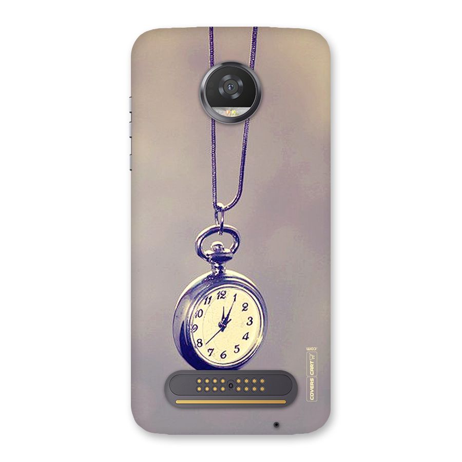 Clock Locket Back Case for Moto Z2 Play