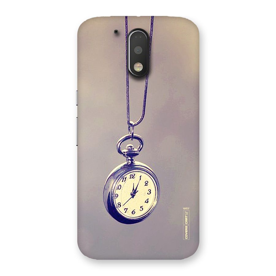 Clock Locket Back Case for Motorola Moto G4