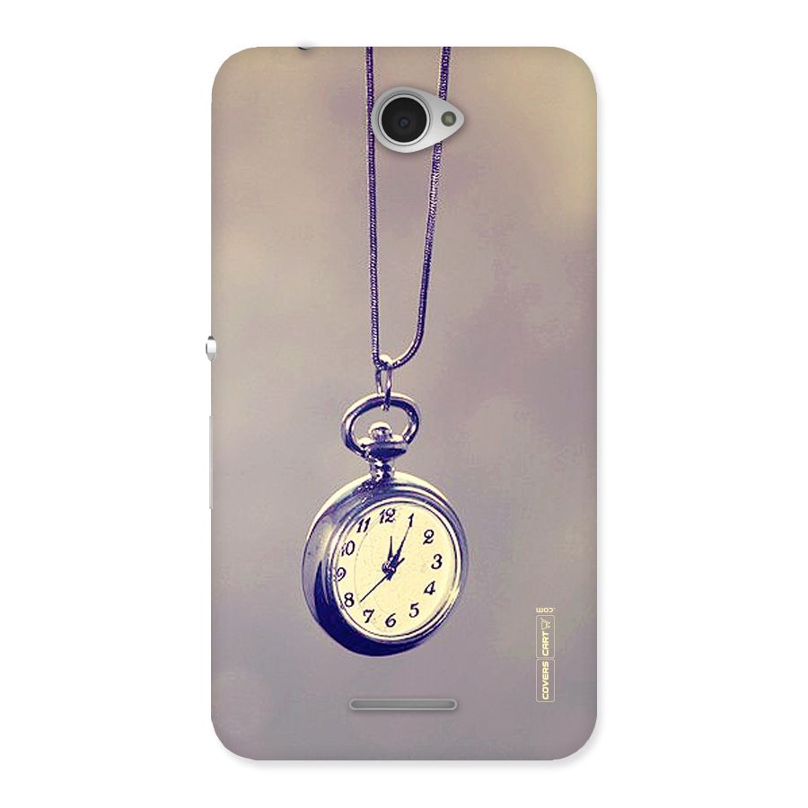 Clock Locket Back Case for Sony Xperia E4