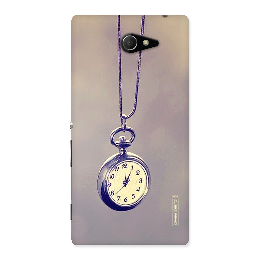 Clock Locket Back Case for Sony Xperia M2