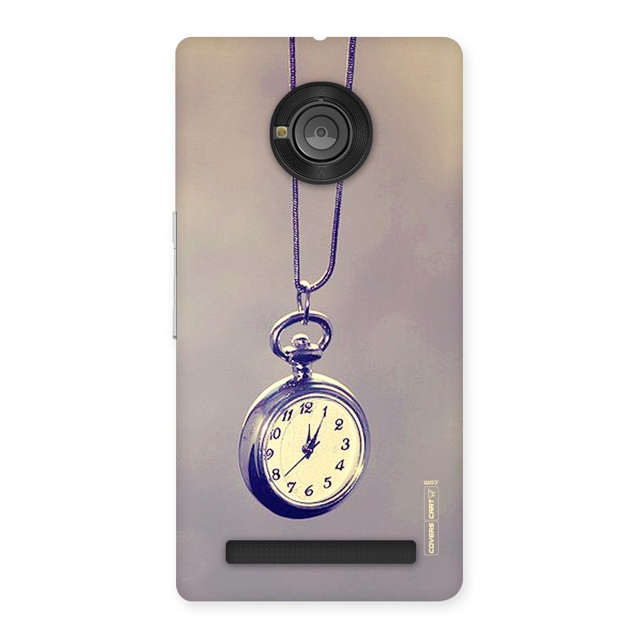 Clock Locket Back Case for Yu Yuphoria