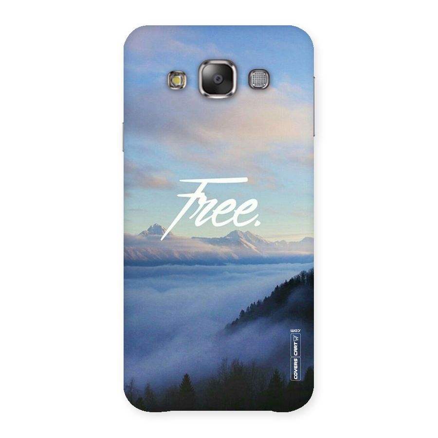 Cloudy Free Back Case for Galaxy E7