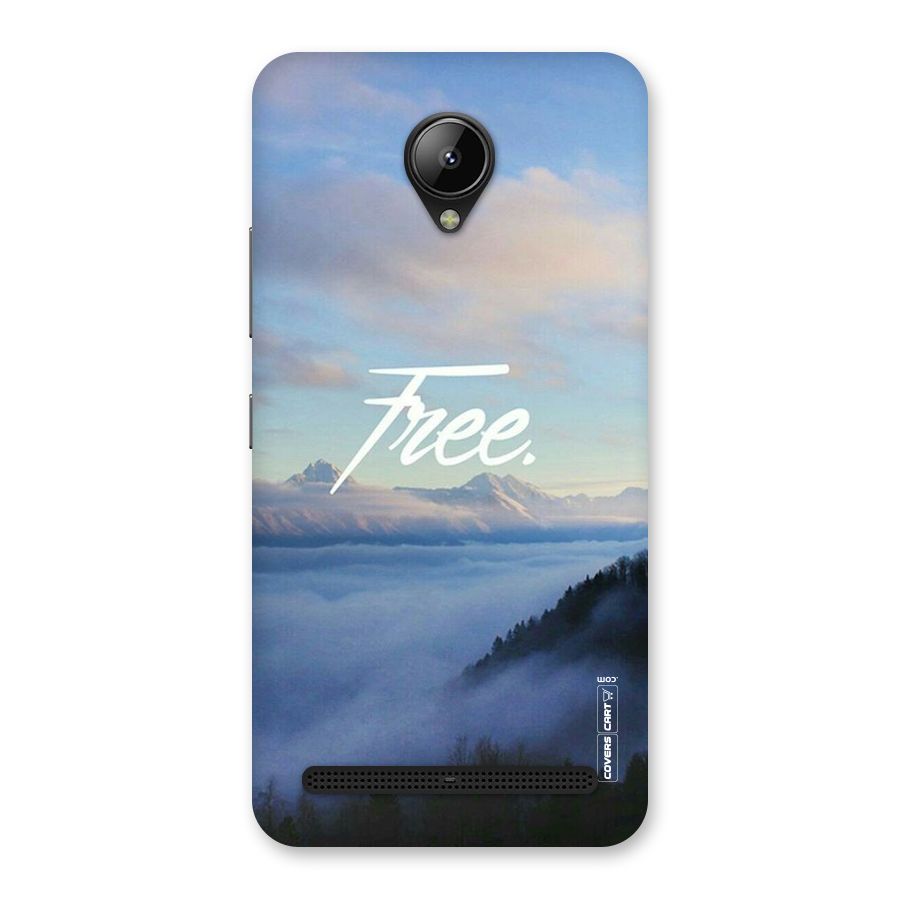 Cloudy Free Back Case for Lenovo C2