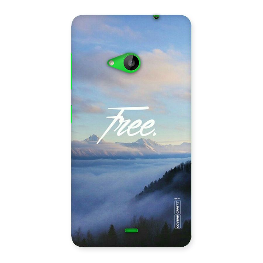 Cloudy Free Back Case for Lumia 535
