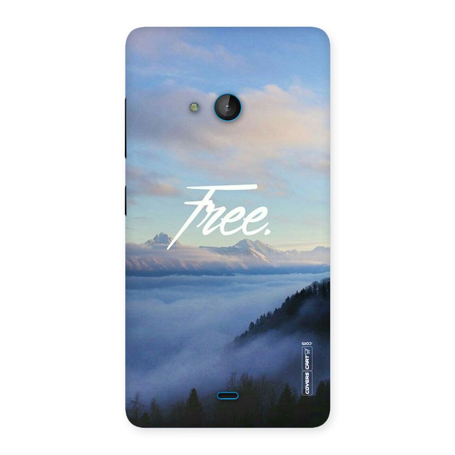 Cloudy Free Back Case for Lumia 540