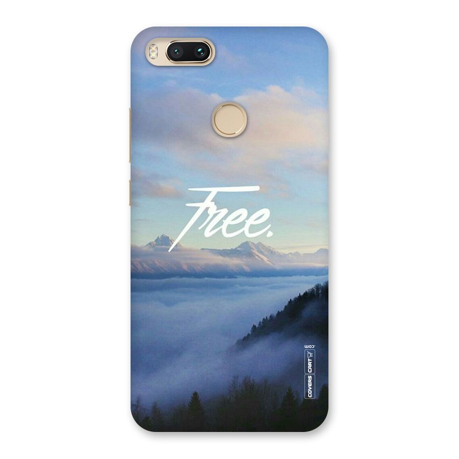 Cloudy Free Back Case for Mi A1