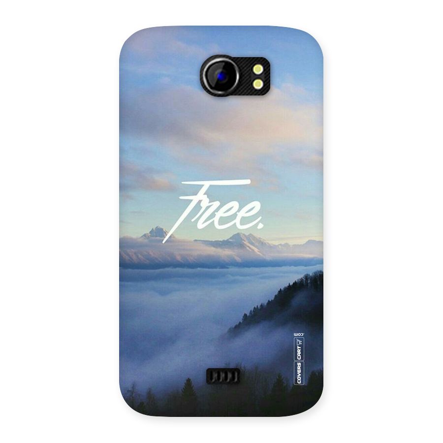 Cloudy Free Back Case for Micromax Canvas 2 A110