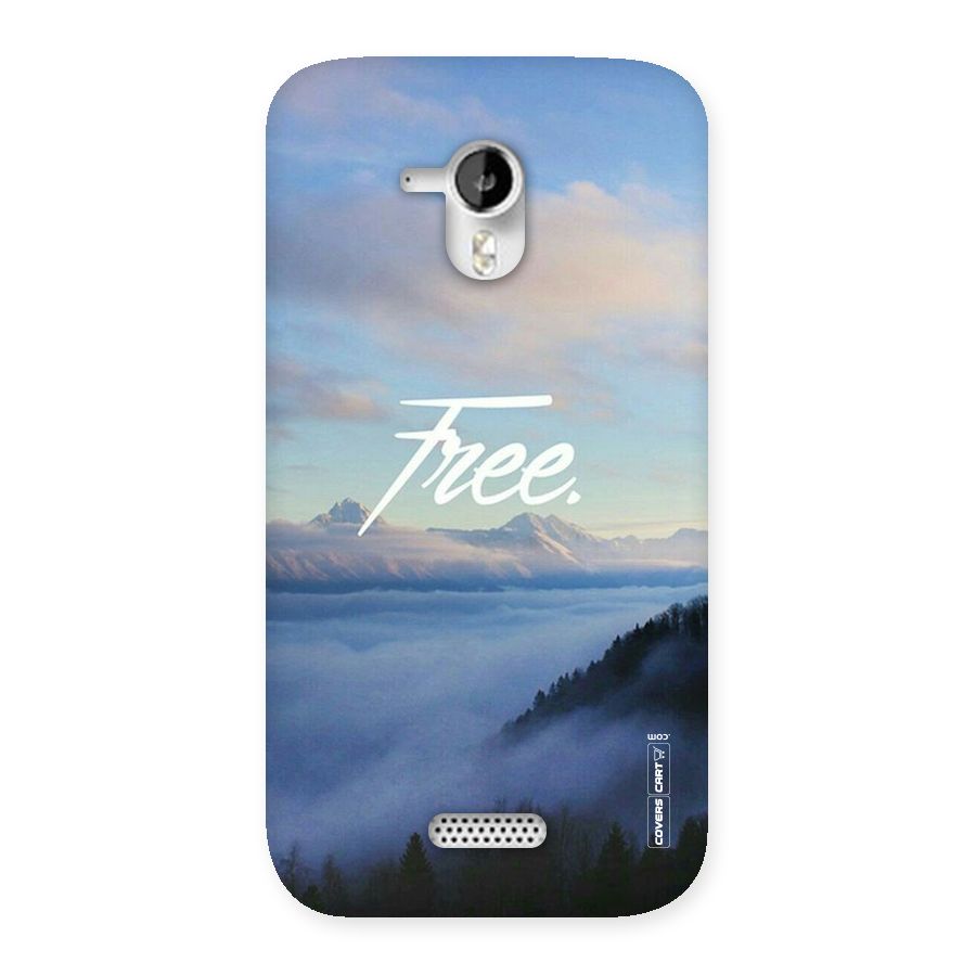 Cloudy Free Back Case for Micromax Canvas HD A116