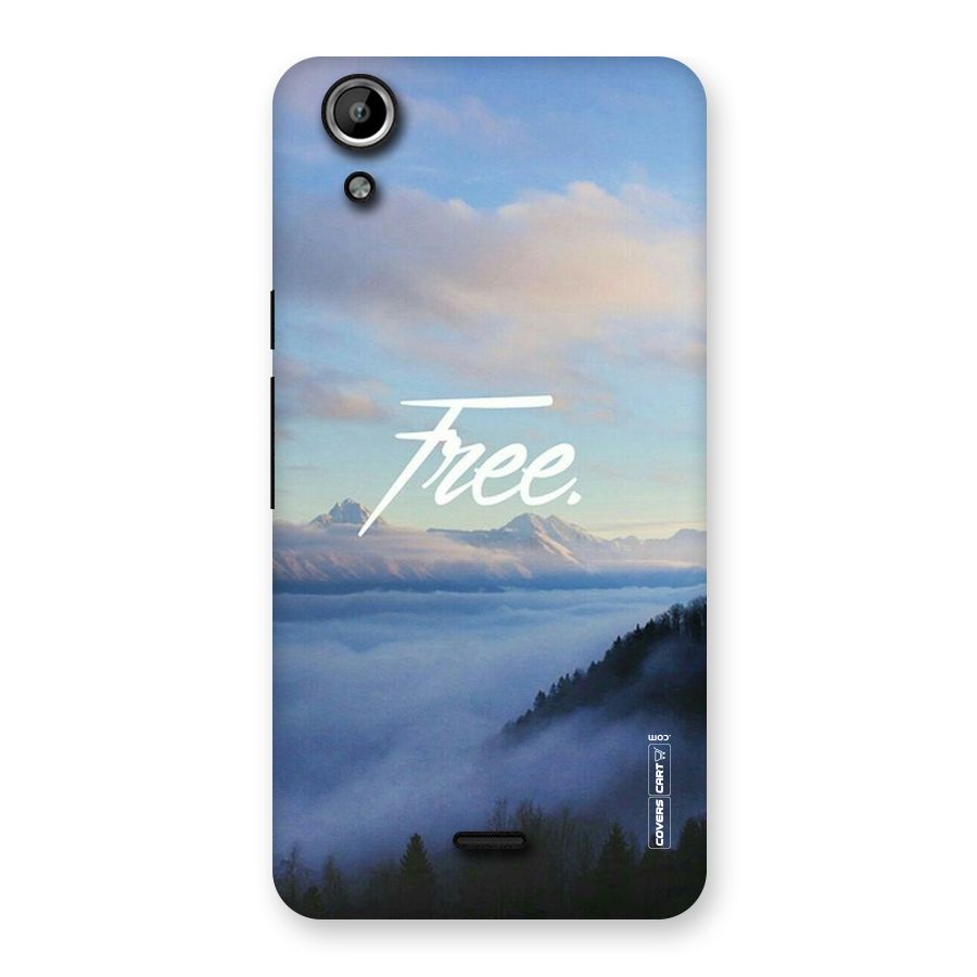 Cloudy Free Back Case for Micromax Canvas Selfie Lens Q345
