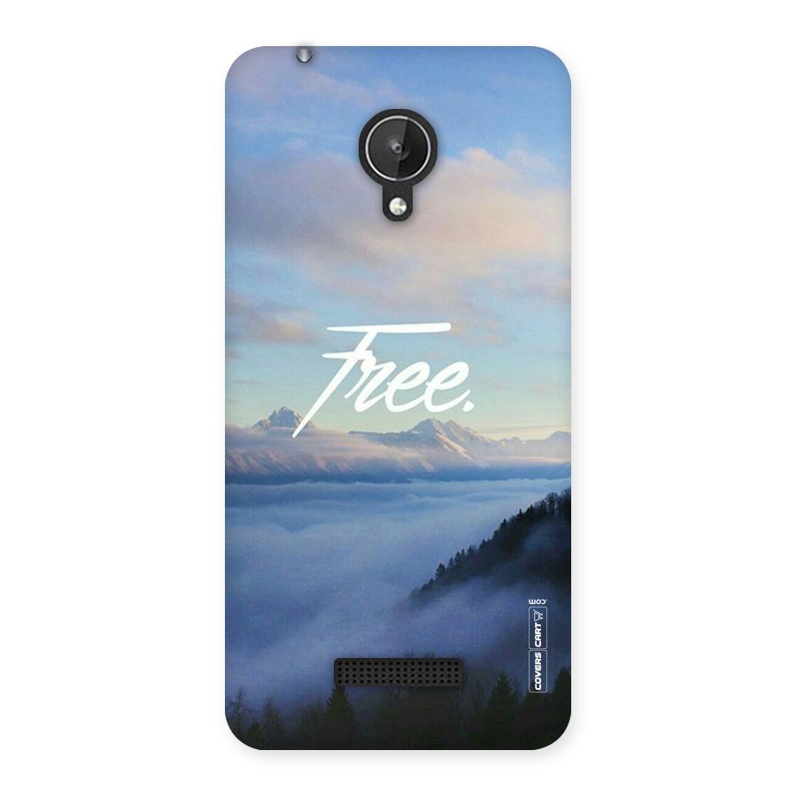 Cloudy Free Back Case for Micromax Canvas Spark Q380