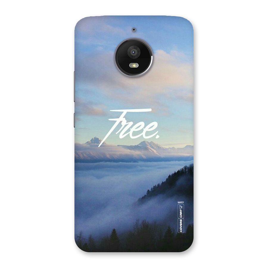 Cloudy Free Back Case for Moto E4 Plus