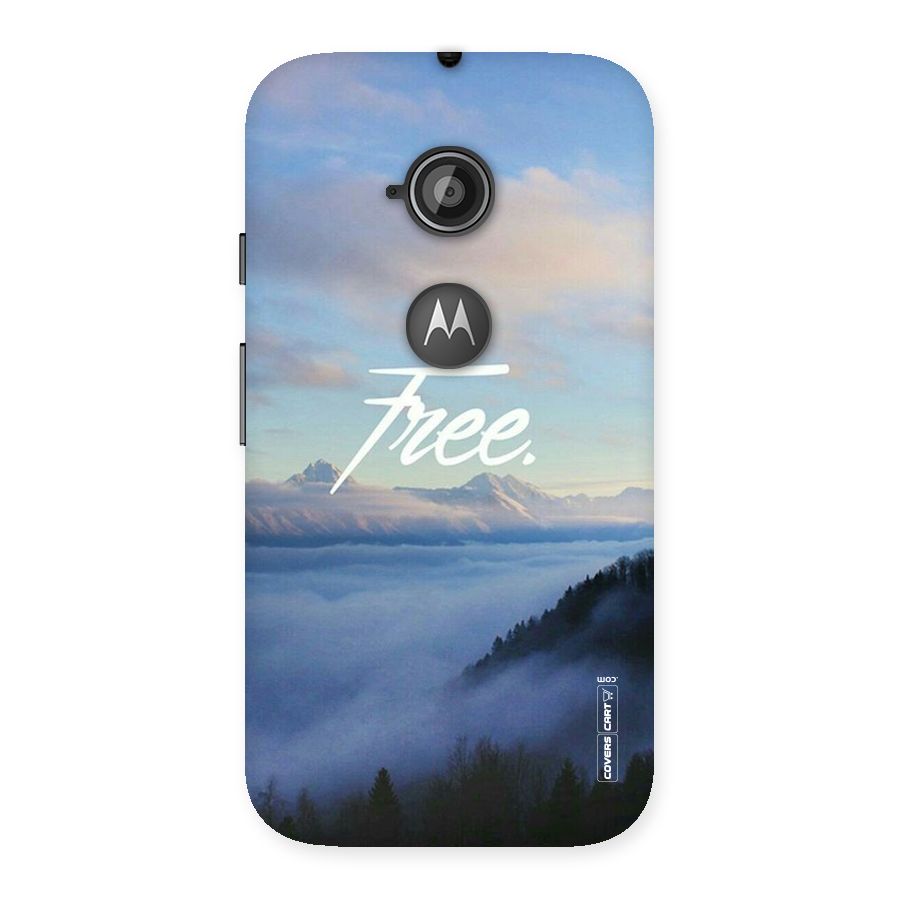 Cloudy Free Back Case for Moto E 2nd Gen