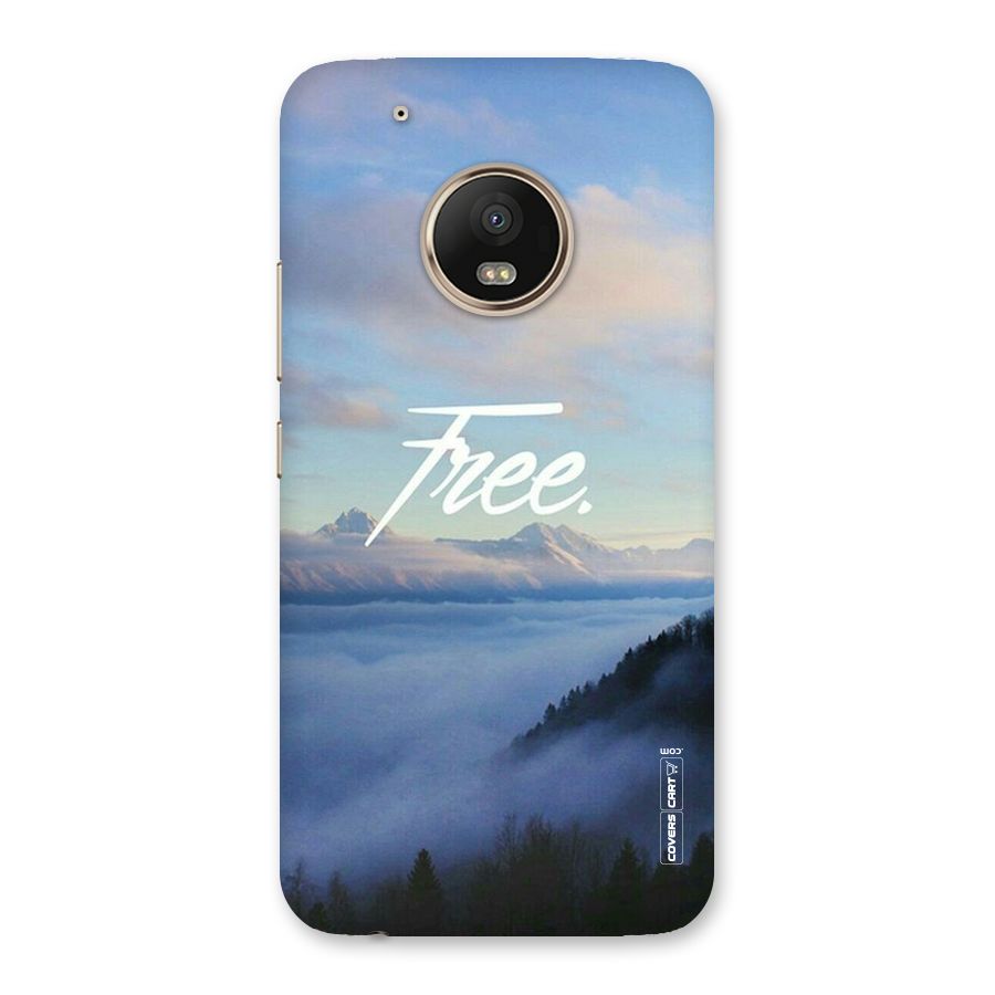 Cloudy Free Back Case for Moto G5 Plus