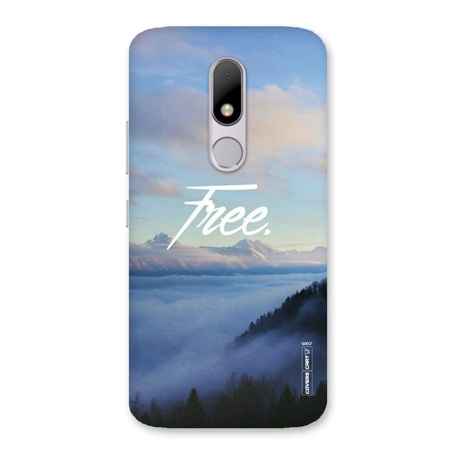 Cloudy Free Back Case for Moto M