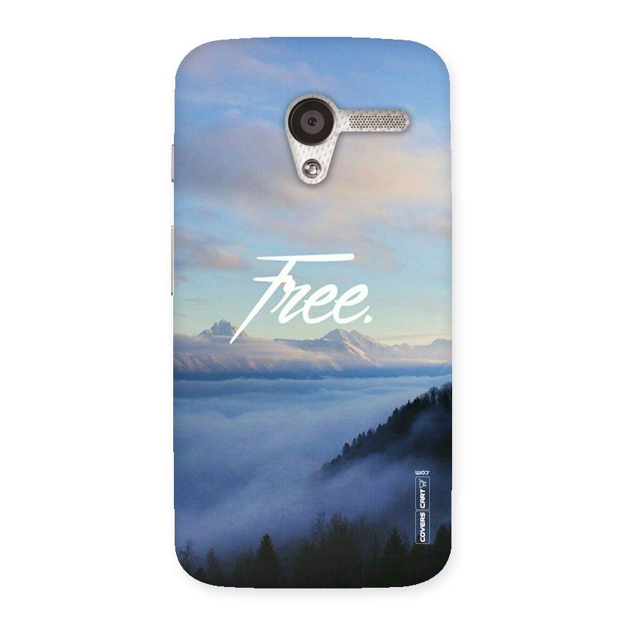 Cloudy Free Back Case for Moto X