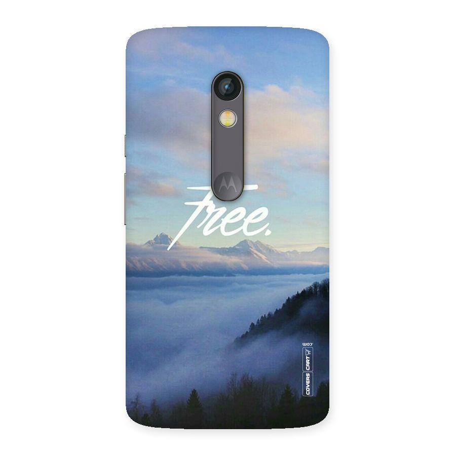 Cloudy Free Back Case for Moto X Play