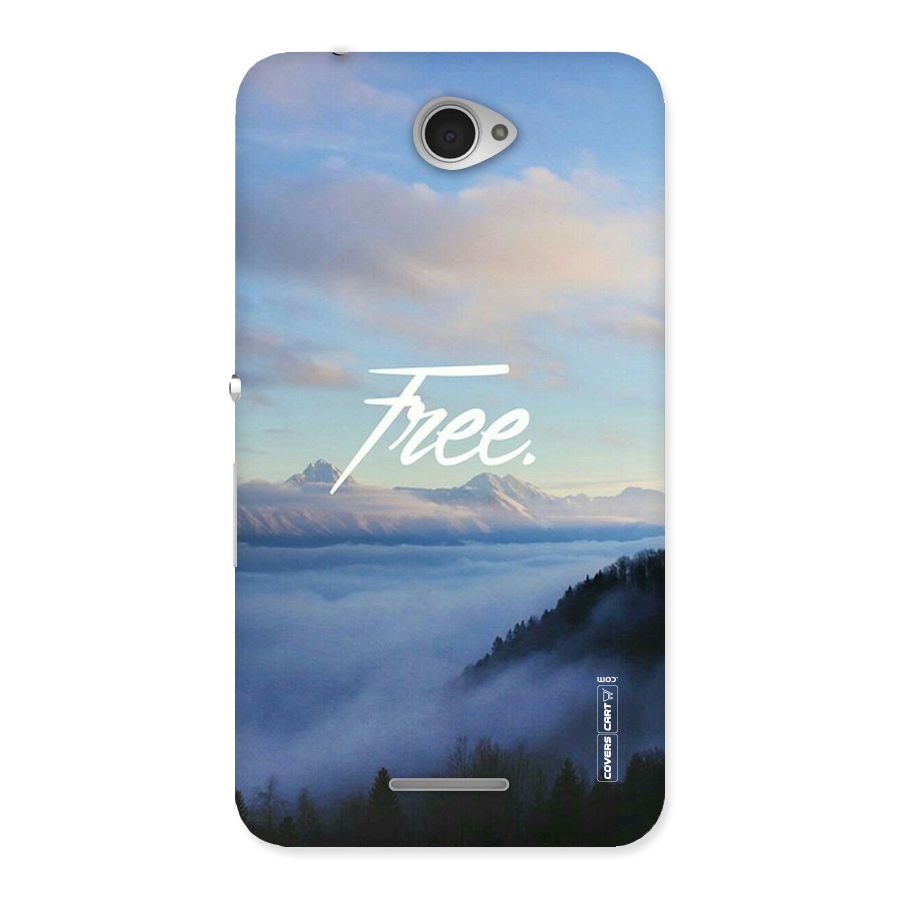 Cloudy Free Back Case for Sony Xperia E4