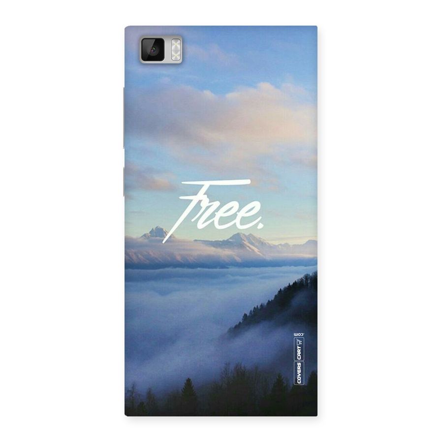 Cloudy Free Back Case for Xiaomi Mi3