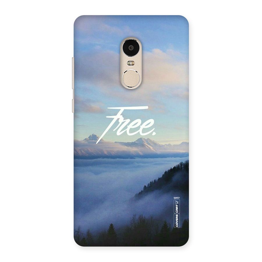 Cloudy Free Back Case for Xiaomi Redmi Note 4
