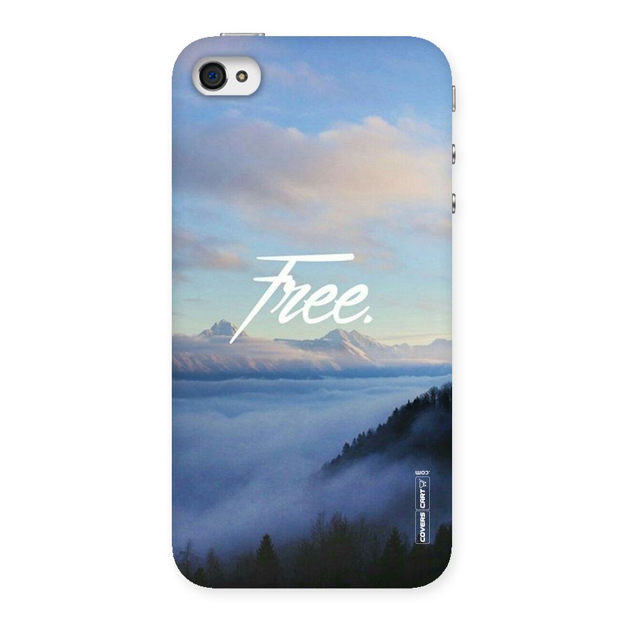 Cloudy Free Back Case for iPhone 4 4s