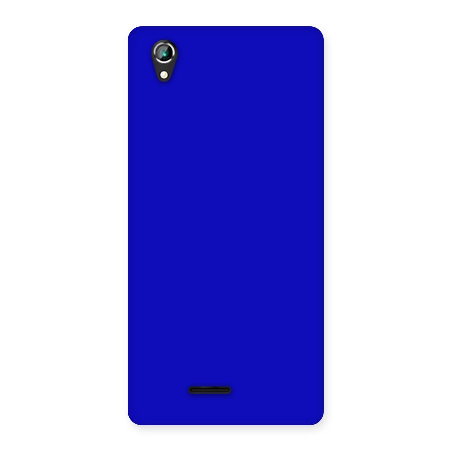 Cobalt Blue Back Case for Lava Iris 800